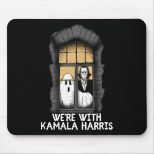 Tapis De Souris Avec Kamala Harris Drôle L'Inquiétude Électorale D