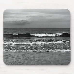 Tapis de souris avec la photo noire et blanche de