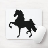 Tapis de souris avec la silhouette de Saddlebred (Avec souris)