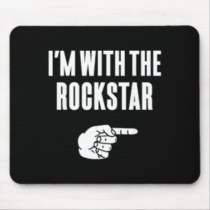 Tapis De Souris Avec le costume de couple drôle de rockstar pour H