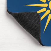 Tapis de souris avec le drapeau de Macédoine, Grèc (Coin)