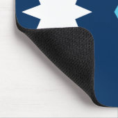 Tapis de souris avec le drapeau du Minnesota, État (Coin)