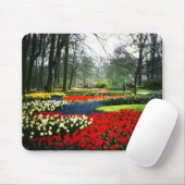 Tapis de souris avec le jardin d'agrément en (Avec souris)