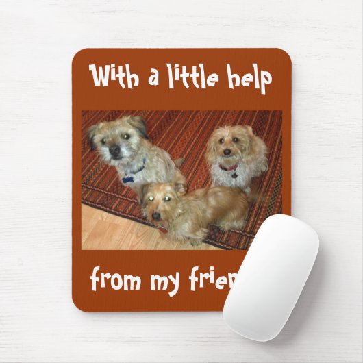 Tapis De Souris avec une peu d'aide de mes amis (Avec souris)