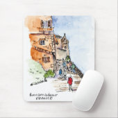 Tapis de souris avec une saveur de voyage (Avec souris)