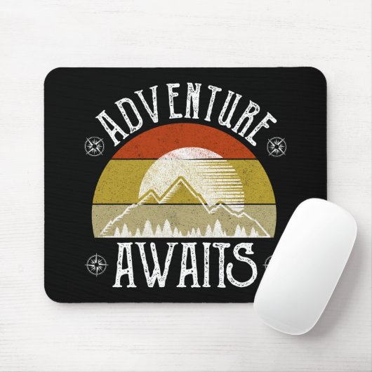 Tapis De Souris Aventure Attend (Avec souris)