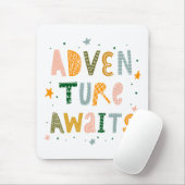 Tapis De Souris Aventure Attend (Avec souris)