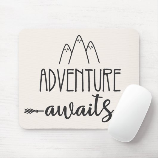 Tapis De Souris Aventure Attend (Avec souris)