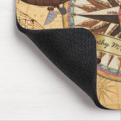 Tapis De Souris Aventure de boussole de carte d'antiquité de (Coin)