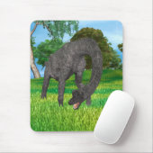Tapis De Souris Aventure de dinosaure à long cou dans la jungle (Avec souris)