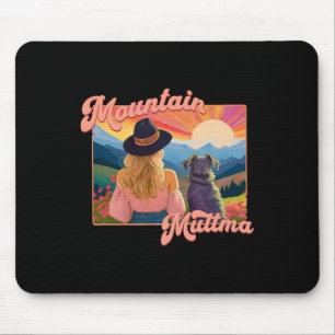 Tapis De Souris Aventure de randonnée et de camping pour chien boh