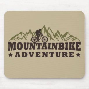 Tapis De Souris Aventure en VTT - Vélo de Montagne