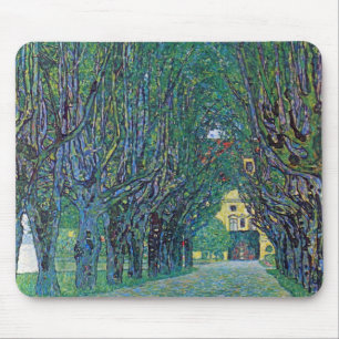 Tapis De Souris Avenue In Schloss Kammer Park par Gustav Klimt