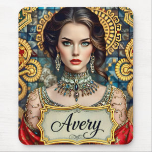 Tapis De Souris AVERT ~ Belle Femme ~ Mousepad