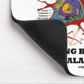Tapis De Souris Avertissement ! Cellules du cerveau perdantes à un (Coin)