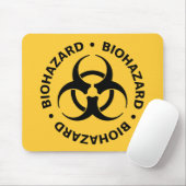 Tapis De Souris Avertissement de Biohazard (Avec souris)