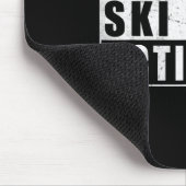 Tapis De Souris Avertissement Mode Ski Activé 1 (Coin)