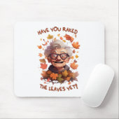 Tapis De Souris Avez-vous ratissé les feuilles déjà (Avec souris)