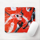 TAPIS DE SOURIS AVIATEUR ROUGE (Avec souris)