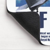 Tapis De Souris Aviation Art Mousepad "F4F Wildcat " (Coin)