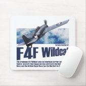 Tapis De Souris Aviation Art Mousepad "F4F Wildcat " (Avec souris)