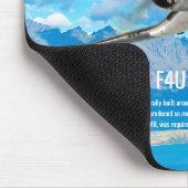 Tapis De Souris Aviation Art Mousepad "F4U Corsair" (Coin)