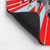 Tapis De Souris Avion de chasse (Coin)
