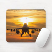 Tapis De Souris Avion de combat (Avec souris)