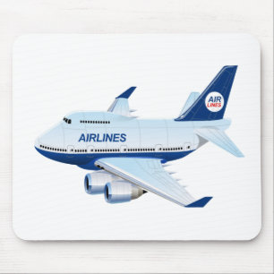 Tapis De Souris Avion de dessin