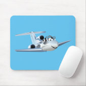 Tapis De Souris Avion de dessin (Avec souris)