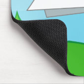 Tapis De Souris Avion de papier Mousepad (Coin)