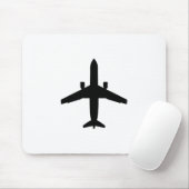 Tapis De Souris avion de passager (Avec souris)
