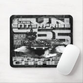 Tapis De Souris Avion Enterprise Mousepad (Avec souris)