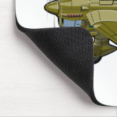 Tapis De Souris Avion rétro de dessin (Coin)
