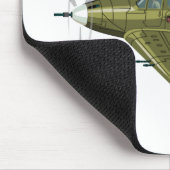 Tapis De Souris Avion rétro de dessin (Coin)