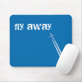 Tapis De Souris Avion volant (Avec souris)