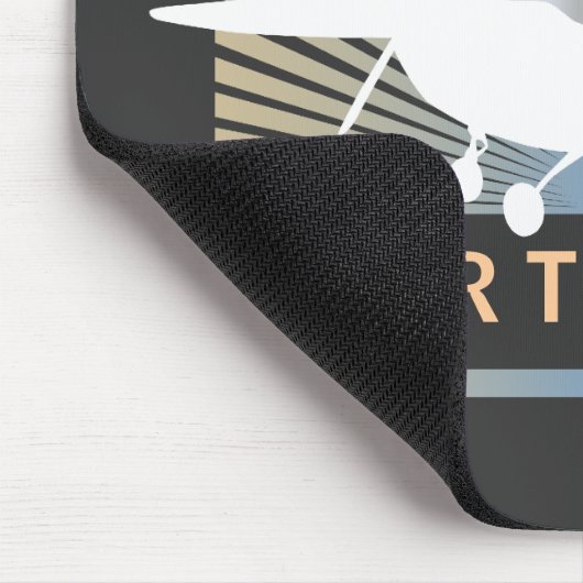Tapis De Souris Avions à haute voilure - texte fait sur commande (Coin)