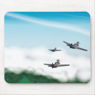 Tapis De Souris Avions de la Seconde Guerre mondiale