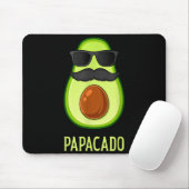 Tapis De Souris Avocado Dad Papacado Funny Daddy Father Avocado  (Avec souris)