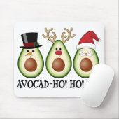 Tapis De Souris Avocado de Noël Frosty, Rudolph et Père Noël (Avec souris)