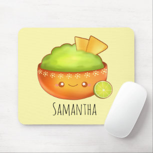 Tapis De Souris Avocado Guacamole Et Chips Tortilla