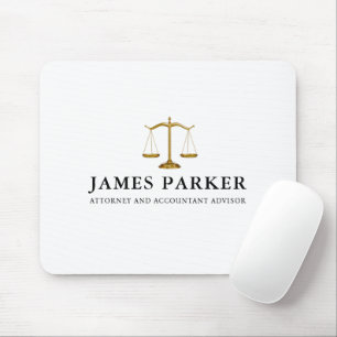 Tapis De Souris Avocat Avocat Au Barreau Classe Blanc