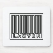 Tapis De Souris Avocat Barcode (Devant)