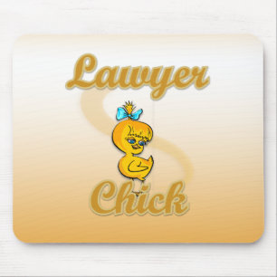 Tapis De Souris Avocat Chick
