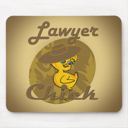 Tapis De Souris Avocat Chick #6 (Devant)