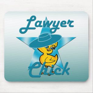 Tapis De Souris Avocat Chick #7