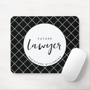Tapis De Souris Avocat Élégant Futur Vérification Motif Personnali