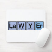 Tapis De Souris Avocat fait d'éléments (Avec souris)