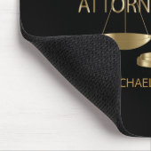 Tapis De Souris Avocat - Noir et Or (Coin)