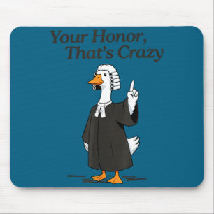 Tapis De Souris Avocat oie honneur fou école de droit avocat idiot